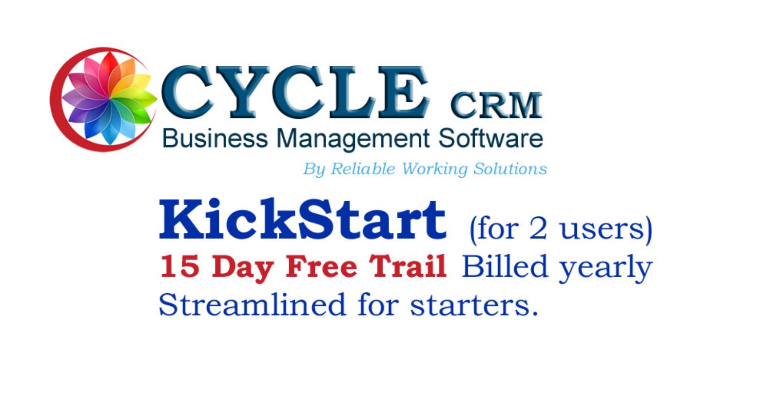 Picture of Trail - 100004KA - Cycle CRM, Totally Mobile Office Solution, Kickstart 15 Day Trail Edition