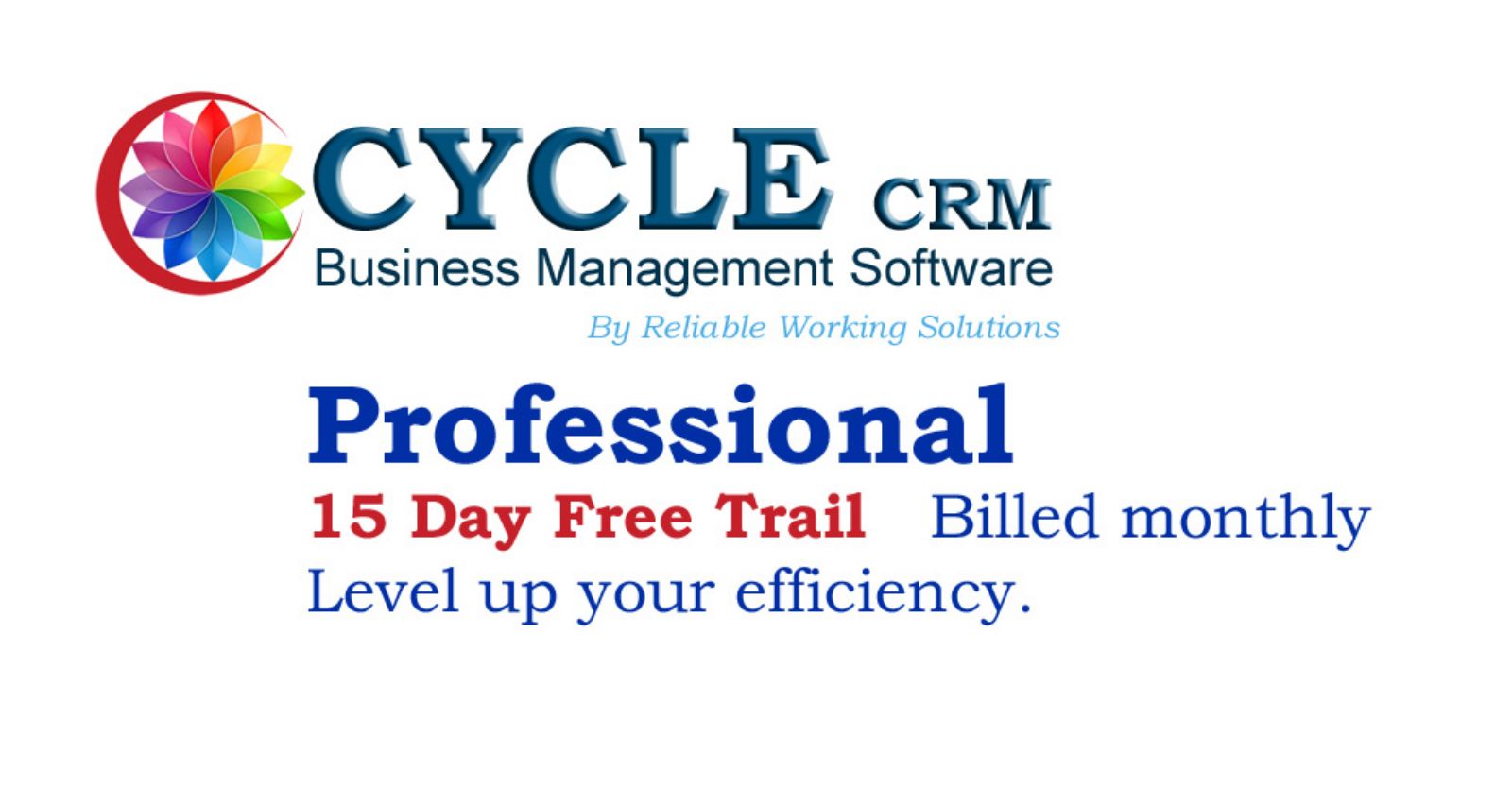 Picture of Trail - 100005PM - Cycle CRM a Totally Mobile Office Solution, Professional 15 Day Trail Edition